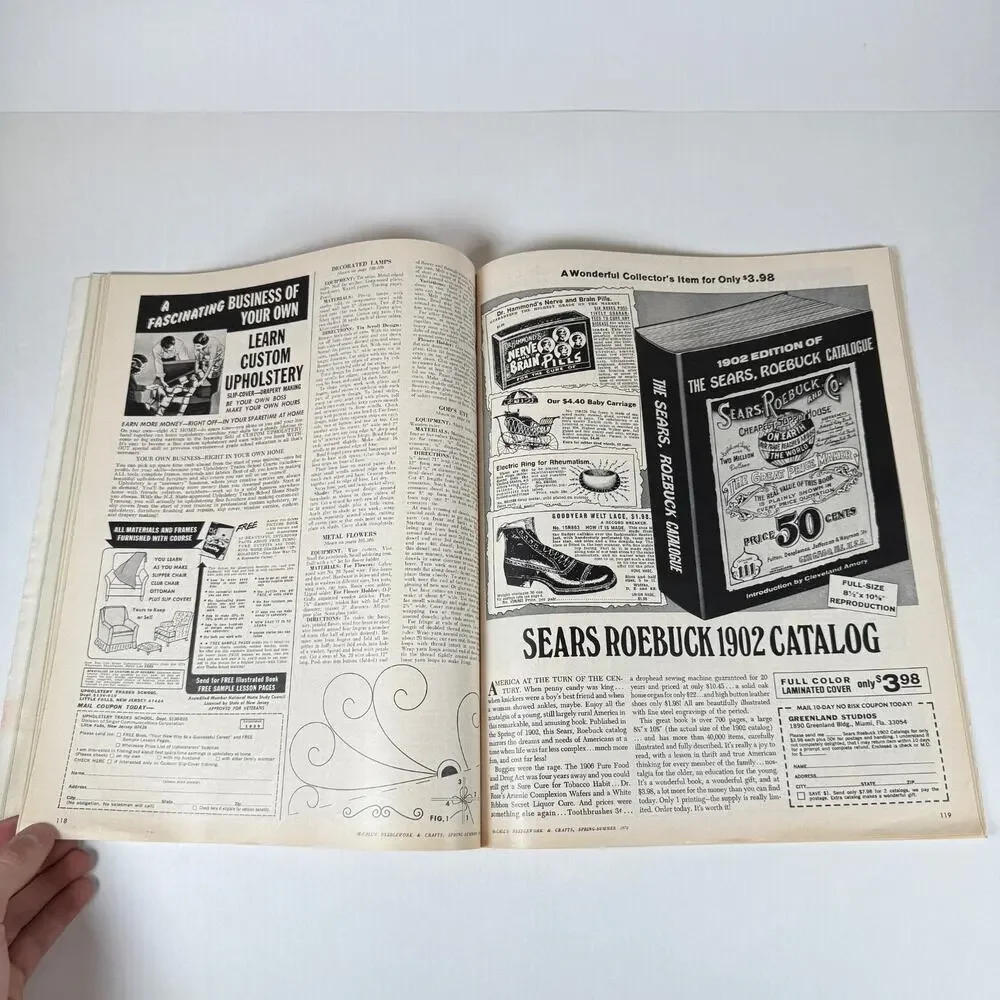 Vintage McCall's Needlework & Crafts Magazine Spring Summer 1970 Knitting Sewing